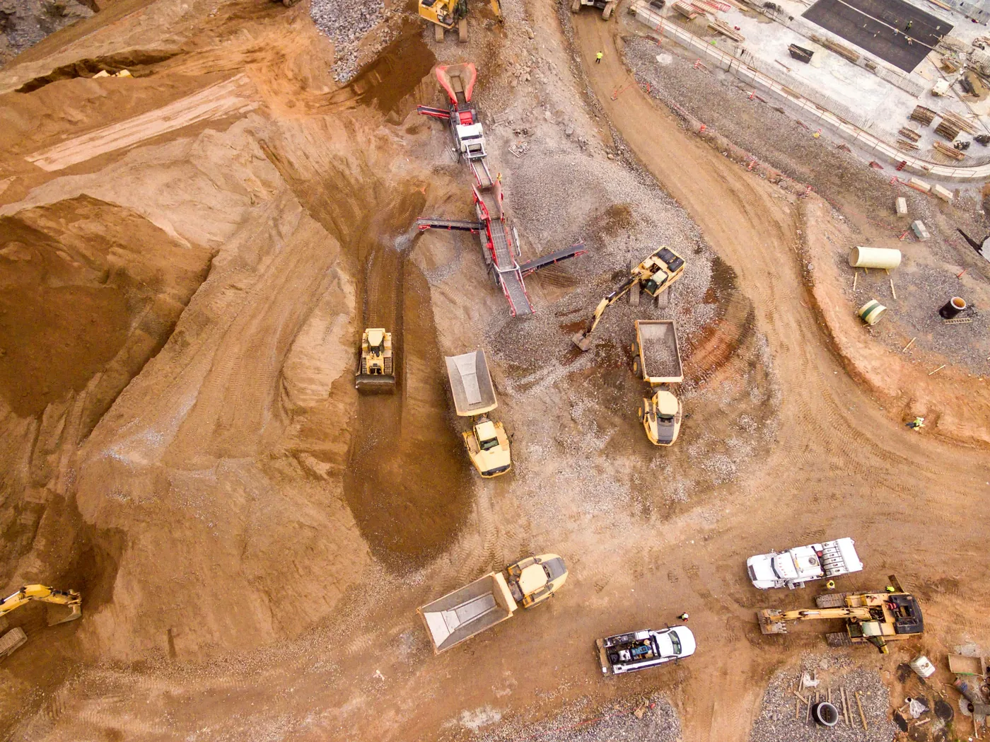 Mining aerial